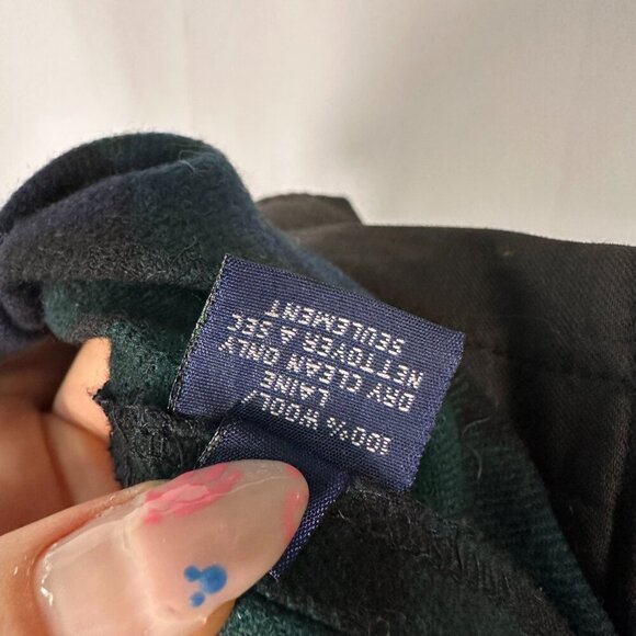 Ralph Lauren Christmas Black Watch Plaid Trousers Size 8 - Picture 5 of 16